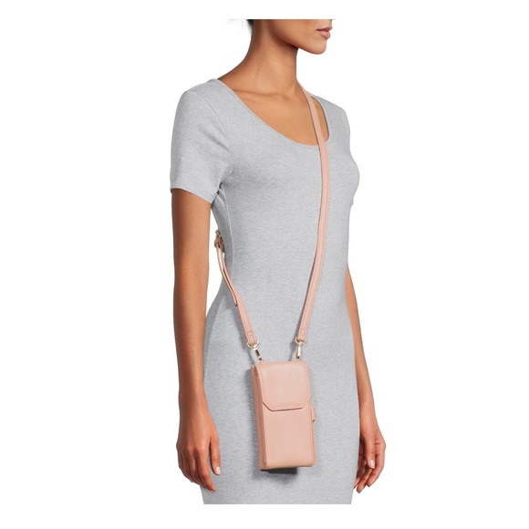 NWT Time and Tru Women's Natalie Wallet crossbody purse String Ornage peach - Picture 13 of 13